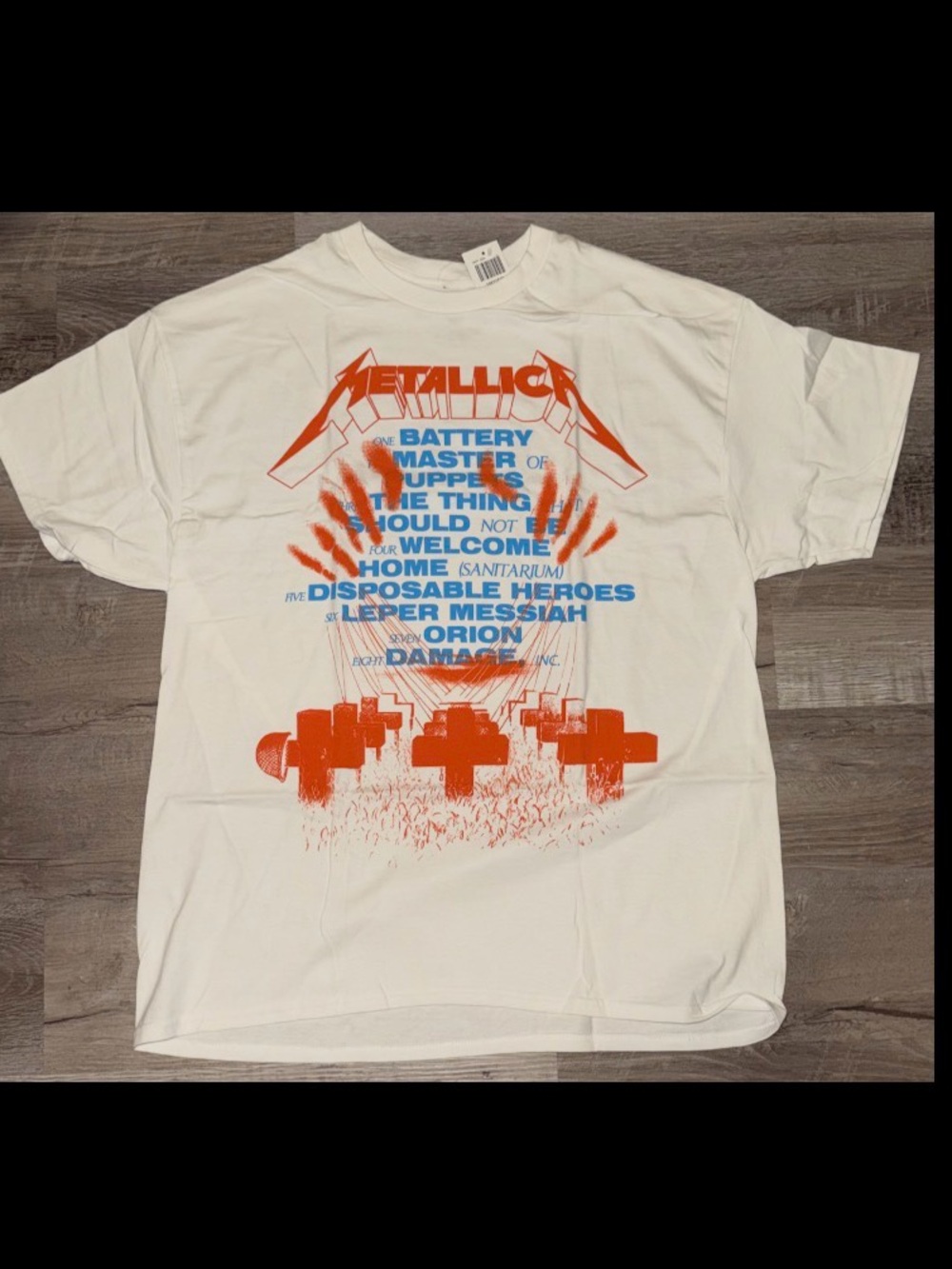NWT Men's Metallica Shirt Size XL